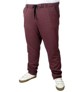 Mode XL Büyük Beden Erkek SweatPant Yancep 22514 Bordo
