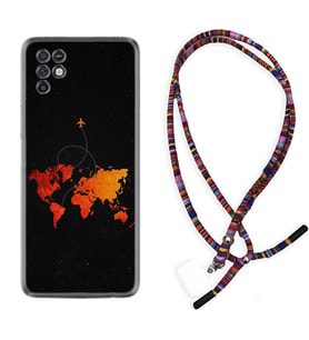 INFINIX Note 11 Pro Note 10 Hot 9 Play Kılıf Boyun Asklı Rasta Silikon İz Bırakan Uçak 1778