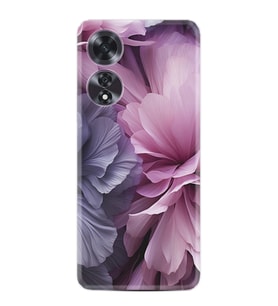Oppo A60 Kılıf Boutique Baskılı Resimli Çiçek Mor Pcode -028