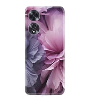 Oppo A60 Kılıf Boutique Baskılı Resimli Çiçek Mor Pcode -028