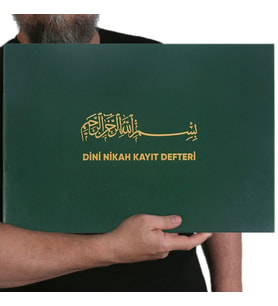 Dini Nikah Kayıt Defteri 24 Sayfa Her Sayfada 10 Adet Kayıt Yeri Mevcut--Kültür Bakanlığı Onaylıdır.
