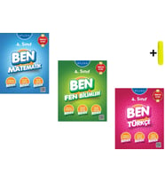 Bilfen Yayınları 4.sınıf Ben Matematik Fen Türkçe Etkinlik Kitabı Seti