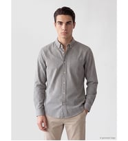 LCWAIKIKI Classic Bej Regular Fit Ekose Poplin Erkek Gömlek