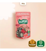 Humm Organik Çilekli Glutensiz Vegan Mini Küpler 30 Gr
