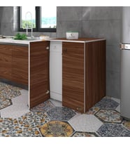 Kenzlife bulaşık&çamaşır&kurutma makinesi dolabı kapaklı nurten cvz 90*70*60 banyo ofis
