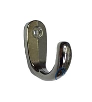 Büyük Tekli Fincan Askı, Dekor Askısı - Nikel, 12x23x30 mm