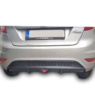 Ford Fiesta Mk6 Çakarlı Difüzör Parlak Siyah Plastik Arka Difizör