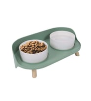 M-Pets Altitude Double Raised Pet Bowl 2x450ml