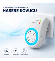 Ultrasonik ve Elektromanyetik Haşere Kovucu – Çift Teknolojili, Değişken Frekanslı, Kimyasalsız