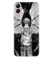 Samsung Galaxy A04E Kılıf Resimli Desenli Silikon Platinium Series Angel 1883