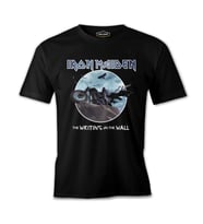 Iron Maiden - Writing on the Wall Siyah Erkek Tshirt