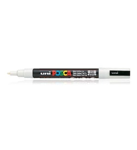 Uni Posca PC-3M Boyama Markörü 0.9-1.3 mm BEYAZ 