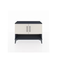 Arges Şifonyer 2 Raflı 2 Kapaklı 88x30x64 Antrasit-Aytaşı