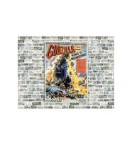 Godzilla Klasik Ahşap Tablo Büyük Boy