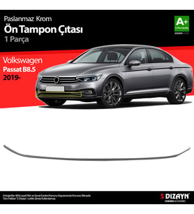 VW Passat B8.5 Krom Ön Tampon Çıtası 2019-2023