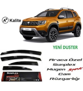 Dacia Duster Cam Rüzgarlığı Mugen Tip Sunplex 2018 Sonrası