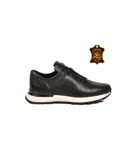 Voyager Siyah Bağcıklı Hakiki Deri Erkek Sneaker M217 M