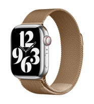 Apple Watch 42mm Uyumlu Kordon Hasır Metal Mıknatıslı Örgü Zore KRD-01 Kayış