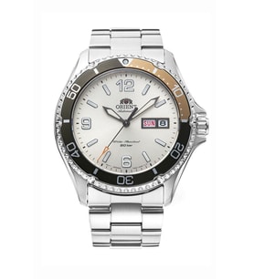 Orient Mako 3 RA-AA0821S39B Otomatik Çelik Gri Krem Kadran 20 ATM 42 mm Erkek Kol Saati