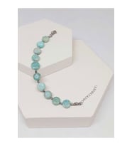 Amazonit Taşı Tasarım Bileklik (51540)