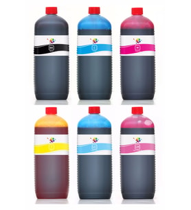 Qc HP Photosmart D7200 Yazıcı Uyumlu Kartuş Mürekkebi PRO Serisi 1000ml PRO Set 6 Renk