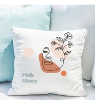 Kişiye Özel 8 Mart Kadınlar Günü Saten Yastık Kılıfı 50x50 cm – İsim Baskılı Dekoratif Kırlent Kılıfı (İçi Boş)
