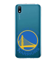 Huawei y5 2019 Uyumlu Kapak Golden State Warriors Tasarımlı Şeffaf Silikon Kılıf