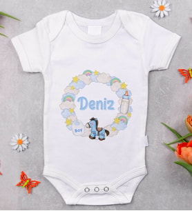 BK Kids İsimli Bebek Body Zıbın - Model 25