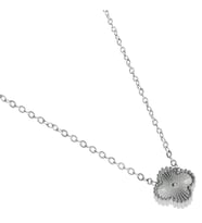 Kadın Minimal Yonca Model Çelik Kolye (Silver)