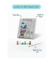 Ramazan & Bayram Eğitici Boyama Seti Eid Mubarak (Şövalesiz)