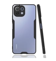 Xiaomi Mi 11 Lite Kılıf Platin Silikon - Siyah