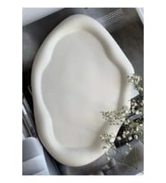 Dekoratif Bulut Tabak, Bulut Tabak, Dekoratif Takı Tabağı, Dekoratif Tabak 24 cm