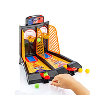 Oyuncak Parmak Basketbol Set Masa Üstü İkili Mini Set (Kırmızı)
