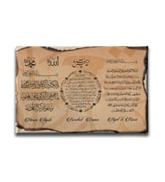 Nazar-Bereket-Ayet-el Kürsi  Ayetli Kanvas Tablo AYY155