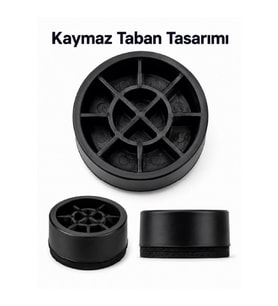Kaymaz Çamaşır Makinesi Ayak Altlığı 4 Adet