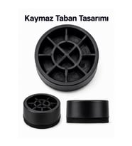Kaymaz Çamaşır Makinesi Ayak Altlığı 4 Adet