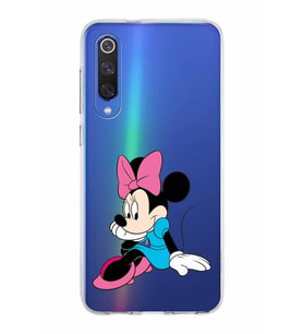 Xiaomi Mi 9 Se Uyumlu Kapak Minnie Mouse Tasarımlı Şeffaf Silikon Kılıf