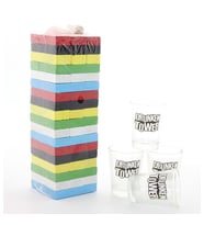 Jenga Shot Bardak Oyunu (Karışık)