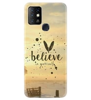 Infınıx Hot 10 Kılıf Resimli Silikon Kılıf Belive In Yourself 1316