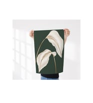 Çerçevesiz Poster Bej Yaprak Dijital Baskı Poster, Ev, Ofis, Salon (Çok Renkli)