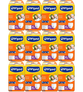 Canped Emici Külot Hasta Bezi XL-Extra Large Büyük Adet 84 (12PK*7)