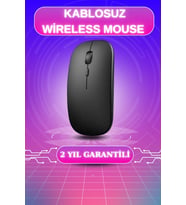 Kablosuz Mouse Şarjlı Bluetooth Wireless Çift Modlu Sessiz - Lisinya