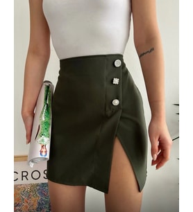 Üç taşlı mini etek