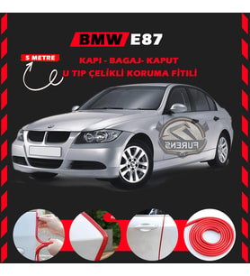 Bmw E90 Oto Araç Kapı Koruma Fitili 5metre Parlak Kırmızı Renk