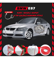 Bmw E90 Oto Araç Kapı Koruma Fitili 5metre Parlak Kırmızı Renk
