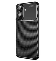 Realme Note 60 Kılıf Auto Focus Karbon Kapak - Siyah