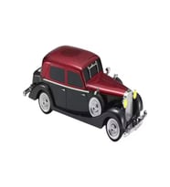 WS-1934 Pontiac Sedan Diecast Araba Bluetooth Hoparlör Işıklı, FM Radyo ve USB Destekli Müzik Kutusu