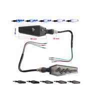 Sinyal Led Kayan Yıldırım (Mavi Parklı) 2 Li Set (1)
