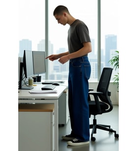 Erkek Geniş Paça Kot Pantolon Cool & Comfort Fonksiyonel Dayanıklı Kaliteli Konforlu Rahat