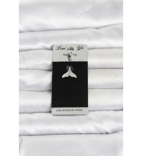 316L Cerrahi Çelik Dolphin Kuyruk Model Göbek Piercing